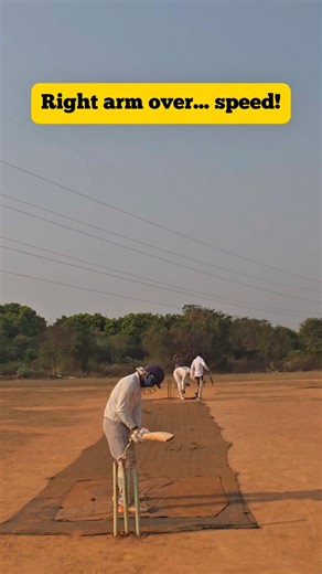 Right arm over speed😂😂😂✅ #cricketshorts #8millionviews #cricket #trendingshorts #cricketfan #ipl