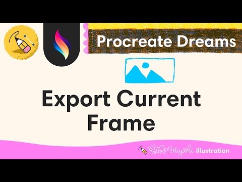 Export Current Frame in Procreate Dreams | Procreate Dreams FAQ for Beginners