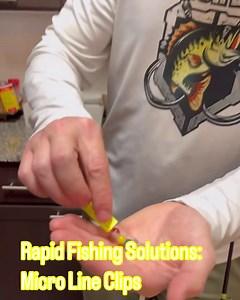 Another great solution for a common problem in fishing. When you transporting rods or even reels, take control of the line with the Micro Line Clips. Prevent the line from slipping back through the guides or the spool winding loose with these convenient line clips. Simple solution to make fishing easier for everyone. | Rapid Fishing Solutions