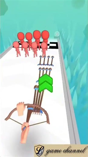 bow smash : archery master 😉😉 gameplay // l game channel // android & ios 56666 #mobilegame #shorts