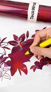 295K views · 419 reactions | Bring out Lily’s elegance with a Burgundy vinyl sticker❤️‍ Material Bubble Free Holographic Rainbow Adhesive Vinyl TeckWrap Weeding Pen Slicone Slap Bracelets ✨Shop on teckwrapcraft.com > Vinyl > Craft Vinyl > Opal And Holo #teckwrapcraft #teckwrapvinyl #vinylcrafts #craft #diy #lily #valentinesday #asmr #smallbusiness #holographic #decal #vinylsticker #vinyldecal #stickers | TeckWrap Craft | Facebook