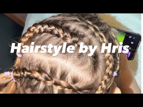 Detailed Braiding Tutorial with Hairstyle by Hris for toddler girl