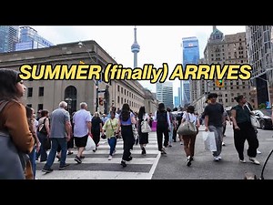 First Day of Summer and Downtown Patios | Toronto Walk (June 2025)
