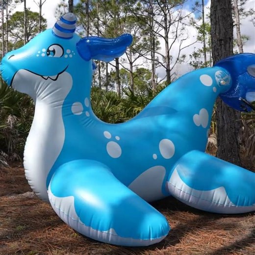 Nami the Inflatable Ride-On Sea Dragon Inflate from Horseplay Toys