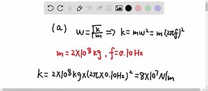 * EST Willis Tower vibration The mass of the Willis (formerly Sears) Tower in Chicago is about 2 ×10^8 kg . The tower sways back and forth at a frequency of about 0.10 Hz . (a) Estimate the effective spring constant for this swaying motion. Explain why you included a particular number of significant figures. (b) A gust of wind hitting the building exerts a force of about 4 ×10^6 N . By approximately how much is the top of the building displaced by the wind? Explain why you included a particular 