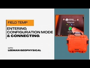 FieldTemp Entering Configuration Mode and Connecting