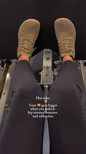 Dr. Carolyn Meister | The gluts are like a 🪭 When someone is stuck in external rotation (knees out), the gluts are in a shortened position as if the fan can’t... | Instagram