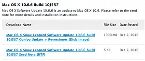 Mac OS 10.6.6 Build 10J537 seeded to developers - 9to5Mac