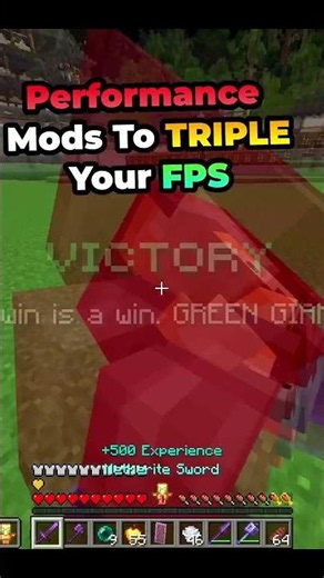 Get Better FPS In Minecraft Instantly #minecraft #shorts