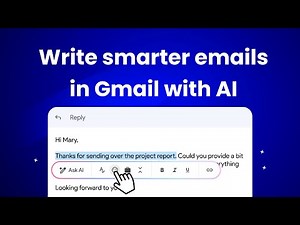 Write smarter emails in Gmail with AI