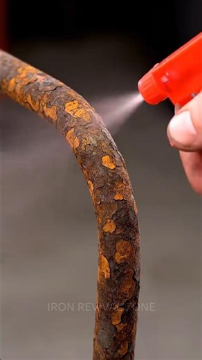 Heavy Rust Removal From Iron Rod | Satisfying Transformation.
