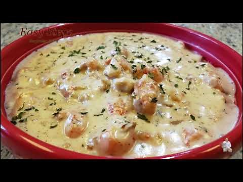 Creamy Alfredo Langostino Lobster Recipe | Lobster Tails Recipe