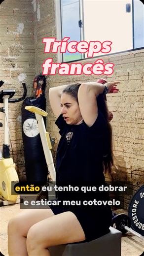 𝗗𝗮𝗶𝗮𝗻𝗲 𝗩𝗮𝗿𝗮𝘀𝗾𝘂𝗶𝗻 on Instagram: "Como fazer tríceps francês"