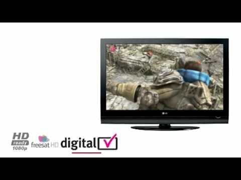 The LG LF7700 LCD TV with built-in FreeSat