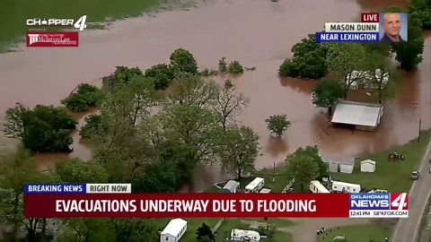 Evacuations underway in Lexington due to flooding