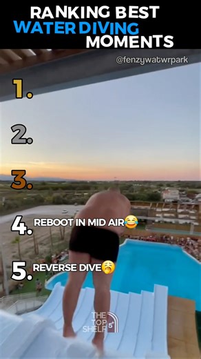 Ranking best water diving moments #shorts #top5