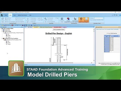 Modeling Drilled Pier Foundations