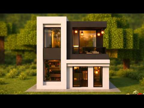 Minecraft Easy 10 Minute Modern House Tutorial
