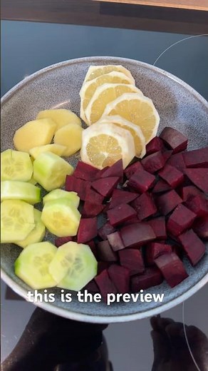 Drink beetroot with cucumber, lemon and ginger and see the benefit!