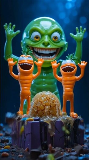 Creepy Funny 3D Animation | Weird Cartoon Characters Comedy | Viral Short”