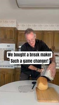We bought a bread maker!