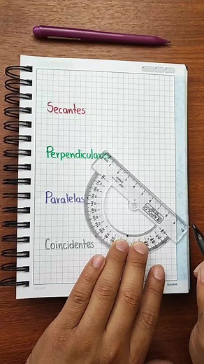Tipos de rectas: Paralelas, Perpendiculares y Secantes