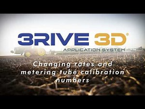 3RIVE 3D® Application System Troubleshooting: Change Rates And Metering Tube Calibration Numbers