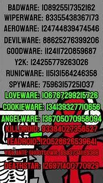 Die of death Roblox music ID’s (killdroid and Badware edition) #dieofdeath #roblox #music