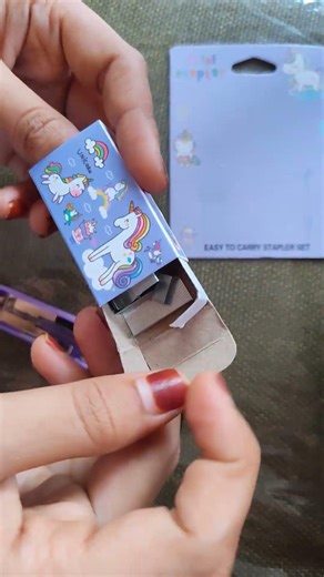 my mini stapler unboxing,like and subscribe #music #art #painting