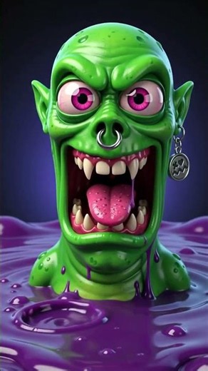 Skeleton Crushes Evil Pumpkin😈💀 Satisfying Horror Animation#animation #viral #trending #cartoon #fyp