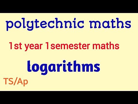 polytechnic maths||logarithms||1st year 1st sem maths||ts & ap||@naveenredymath