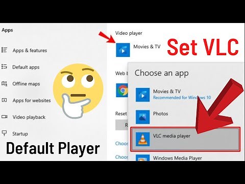 How To Set VLC As Default Player In Windows 10 | Make VLC Default Video Player (Easily & Quickly)