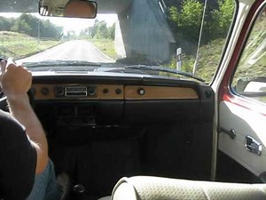 Driving a VOLKSWAGEN VW 411 -1969