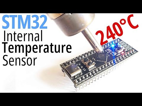 🌡️ STM32 Internal Temperature Sensor (Full Guide and Library)