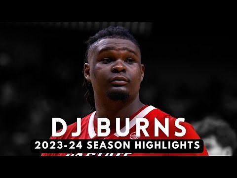 DJ Burns 2023-24 NC State Wolfpack Highlights