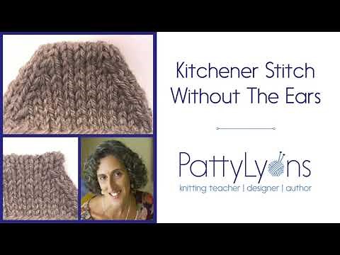 Kitchener Stitch Without the Ears