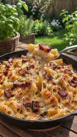 Ultimate Cheesy Bacon Pasta Bake