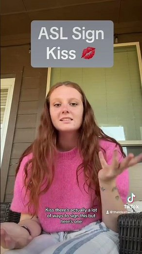 Learn How To Sign Kiss in ASL for Beginners | American Sign Language #shorts