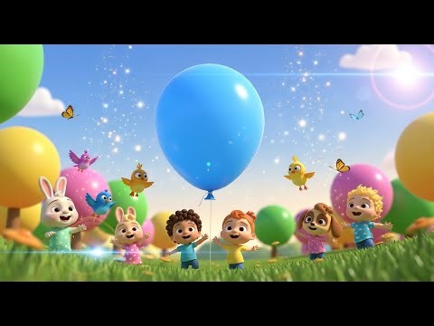 Big Blue Balloon | Fun Balloon Song for Kids and Preschoolers