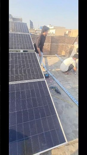 How to install Solar Panels on fitting stand | Complete installation guide | Zainjunaid