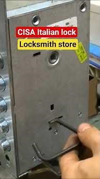 How Cisa lock can be easily open by locksmith tools? https://lockpicking.tools