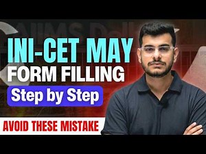 INI-CET 2026 Application Form Filling | Step-by-Step Guide #inicet