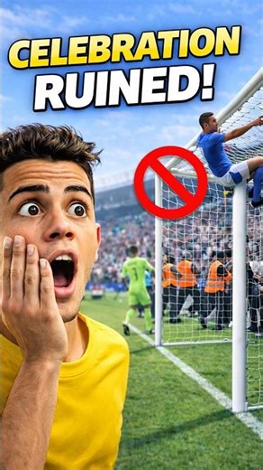 How the world’s best goal celebration got ruined 😳 #football #soccer