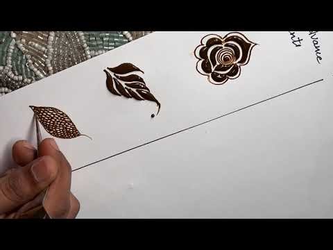 Gulf Bunch Mehendi Design Tutorial | Easy & Advanced Floral Pattern 🌿✨