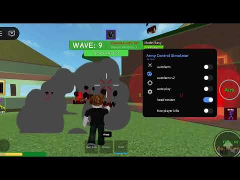 Zombie Attack script Roblox pastebin autofarm, autoshoot, kill players as a zombie.