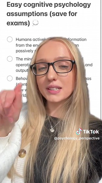 Understanding Cognitive Psychology Assumptions