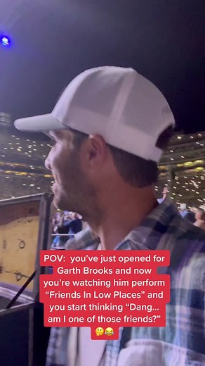 POV: You’ve just opened for Garth Brooks and realize…. #GarthBrooks #CountryMusic #MitchRossell #POV #garthbrooksstadiumtour