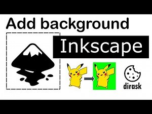 Inkscape how to add background to the SVG image