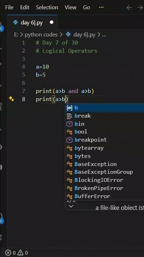 Python for beginners: Day 7 of 30