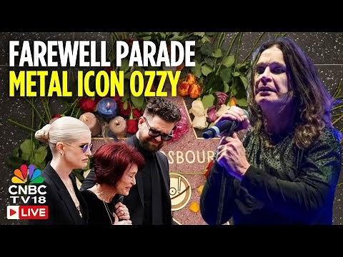 Ozzy Funeral LIVE: Ozzy Osbourne's Public Funeral Procession Travels Through Birmingham | N18G